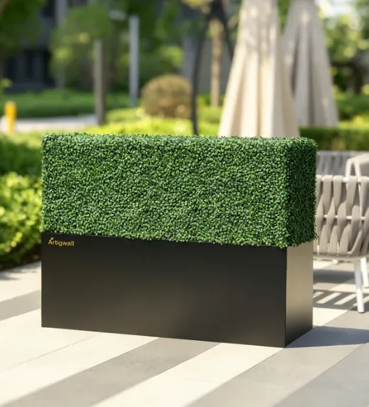 Artificial Boxwood Hedge Wall 